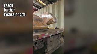 Ekskavatör Uzun Kolu Gönderime Hazır