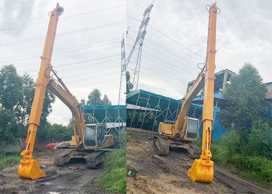 Q690D HG785 Kazı makinesi Teleskopik Boom 16 metre kazı derinliğiyle uzun menzilli Boom