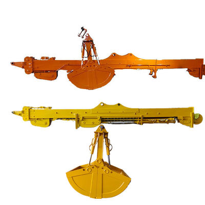 3 Bölüm Ekskavatör Teleskopik Boom Dipper Kol 0.4cbm 2.5cbm kova ile