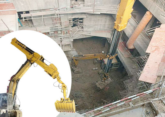 OEM Güçlü Hidrolik Kazıcı Kolu Teleskop Çapı 32 Metreye Kadar Uzatılıyor