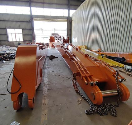 28-35m Süper Kazı makinesi Hitachi 1200 için uzun uzantılı Boom Kazı makinesi