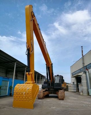 Kazı makinesi uzun menzilli bağlama yay kolu 18m 16m Sarı Renk Yüksek Etkili