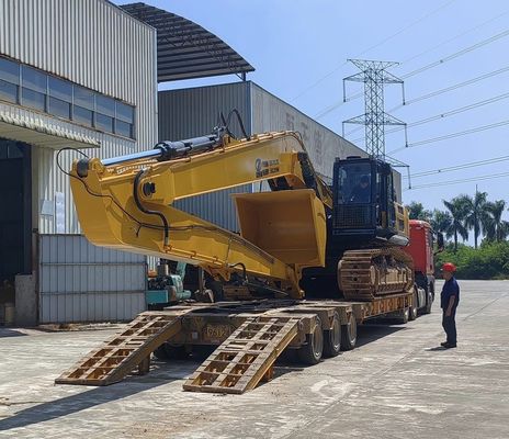 Kazı makinesi uzun menzilli bağlama yay kolu 18m 16m Sarı Renk Yüksek Etkili