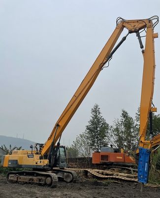 Özel Renkli Kazıcı Çökme Uzun Kollu Hidrolik Kırıcı ile