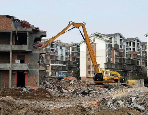 Üç Bölüm Ekskavatör Çökme Kolunu Ayarlanabilir Erişim Boom Çökme için