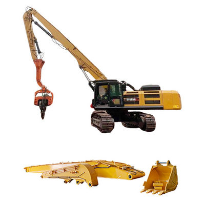 Q355B Vibratory Pile Driver Boom Arm For Excavators Etkili Yükleme ve Sondaj