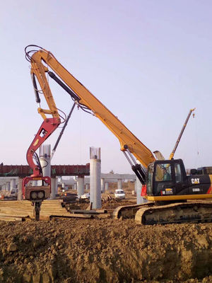 20 ton-85 ton kazıkçı yığın sürücüsü Kol Boom Cat için Hitachi Komatsu yığın kol yığın yığın yumru kazıkçı için