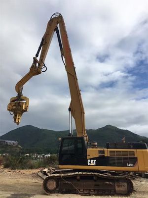 Ağır Hizmet 13.5-18m Ekskavatör Kazık Kolu Bomu 30-50 Ton Ekskavatör Sac Kazık Çakma Aparatı Q355B Q690D Özelleştirilmiş