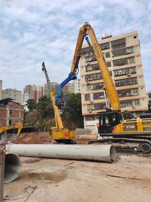 20-85 tonluk kazıcı derin temel delme için uzun menzilli hidrolik toplama kolu