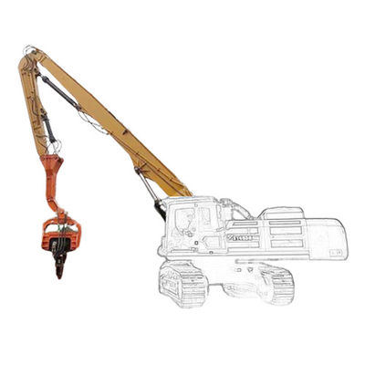 20 ton-85 ton kazıkçı yığın sürücüsü Kol Boom Cat için Hitachi Komatsu yığın kol yığın yığın yumru kazıkçı için