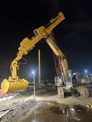 Ağır Güçlü Kazıcı Genişletilebilir Kol, Uzun Uzaklıklı Teleskoplu Boom Kazı için