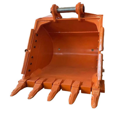 Yapımcılık yıkım çalışmaları için optimize edilmiş diş tasarımı kazıcı kaya kovası