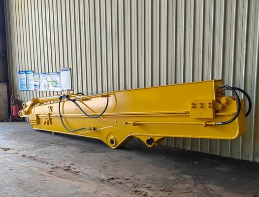 Q355B Kazı makinesi Teleskopik Boom Dipper Kol Uzun Uzaylı Kullanım Direnci