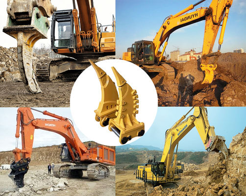 İnşaat kazıcısı Toprak Yırtıcısı Vibro Ağır Makine için kazıçı yırtıcı