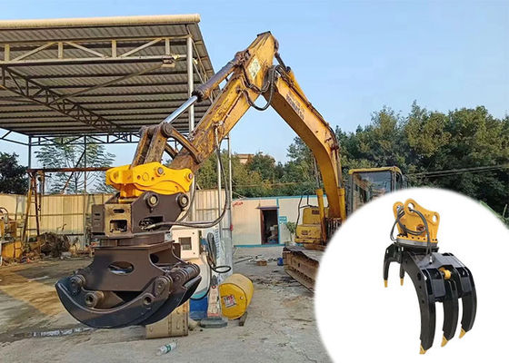 6-8T kazıcı takıntıları kütük taşını yakalamak için hidrolik yakalama