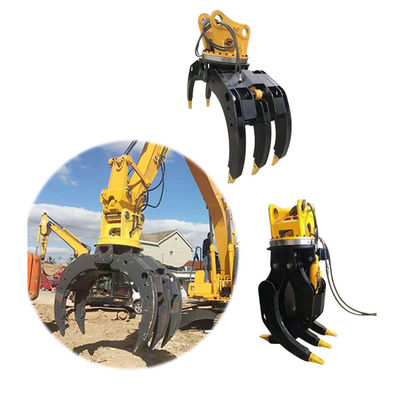 OEM Hizmetleri Sunulan 360 Derece Dönüşlü 2 Silindirli Hidrolik Kepçe