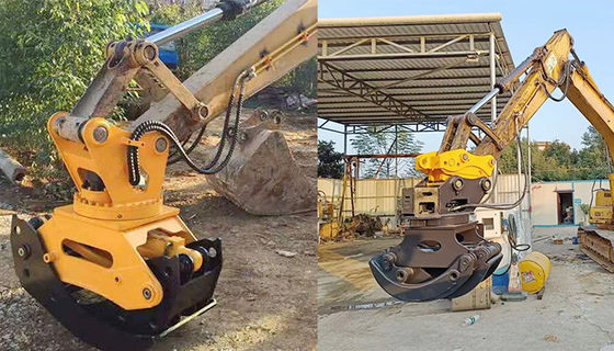 OEM Hizmetleri Sunulan 360 Derece Dönüşlü 2 Silindirli Hidrolik Kepçe