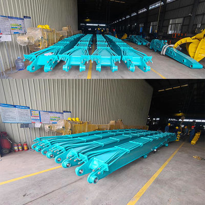 Özelleştirilmiş 20 ton - 55 ton Ekskavatör Kazık Çakma Kolu 11m 12m