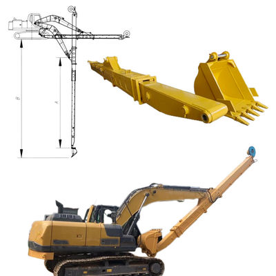 Teleskopik Boom Excavator 10m 12m 16m 6 Ton için 20 Ton 30 Ton Excavator