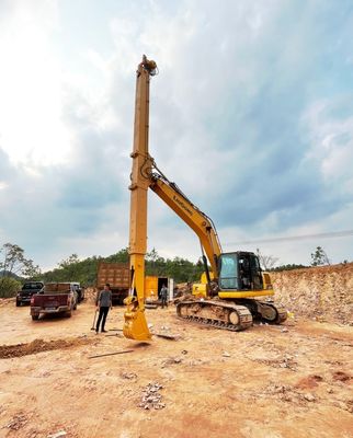 İki Bölümlü Teleskopik Boom Excavator / Excavator Genişletilebilir Boom Kol