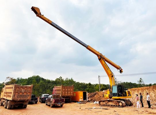 İki Bölümlü Teleskopik Boom Excavator / Excavator Genişletilebilir Boom Kol