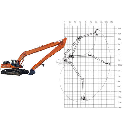 Hitachi Excavator Uzun Uzaylı Boom Arm Uzun Uzaylı Boom Excavator