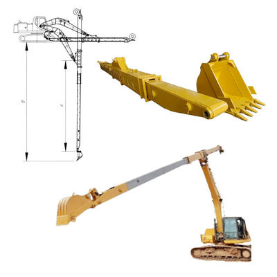Top 1 10M Kazı makinesi Teleskopik Boom Sliding Arm Derin Kazı Derinliği