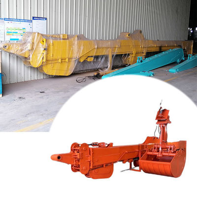 30m 32m Teleskopik Dipper Arm Clamshell Bucket Grapple ile