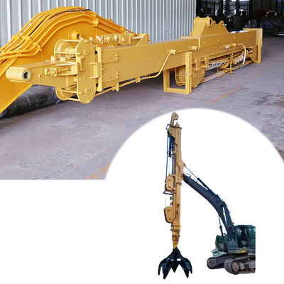 30m 32m Teleskopik Dipper Arm Clamshell Bucket Grapple ile