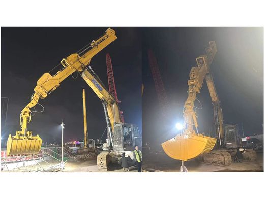 Daha Güçlü Bir Kazı makinesi Teleskopik Kol Yakalama Uzun Uzaylı Teleskopik Silindir