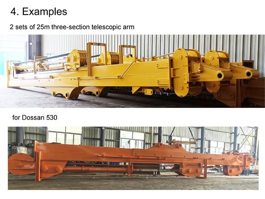 30M 32M Kazma Derinliği Uzun Uzaylı Kazıcı Teleskop Kol BS900E