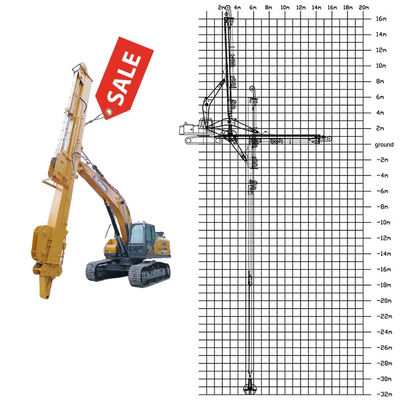 25m 30m 32m Teleskopik Dipper Excavator Cat 390 için Teleskopik Kol