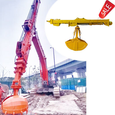 Genişletilmiş Boom Excavator Telescopic Boom Telescopic Arm İnşaat Çalışmaları İçin