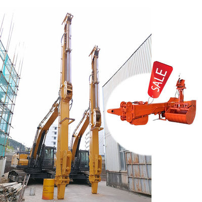 Teleskopik Dipper Clamshell Cat 350 Sany 500 Hitachi 490 için teleskopik kol
