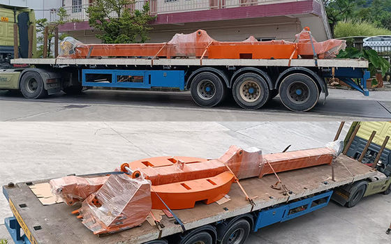 Kazı makinesi uzun menzilli çubuk ve kol 14m 16m 18m