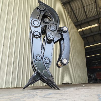 20T Forest Log Grapple Garden Mechanical Claw Excavator Thumb Grab Excavator Grapple for PC200