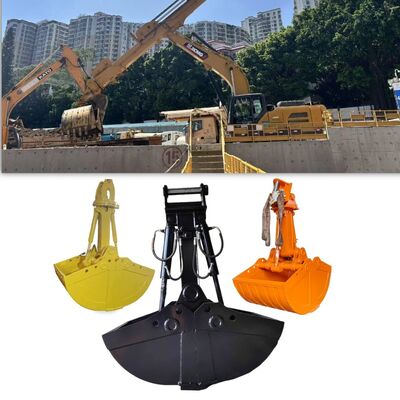 Ekskavatör Eklemleri 1-1.5cbm Clamshell Grab Bott, Shell Bott, Hidrolik Clamshell Excavator Bott 20-30 tonluk Excavator için