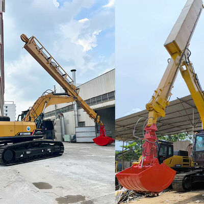25M 30M Teleskopik Kova Kolu, 1.5CBM Kovayla 50Ton İçin