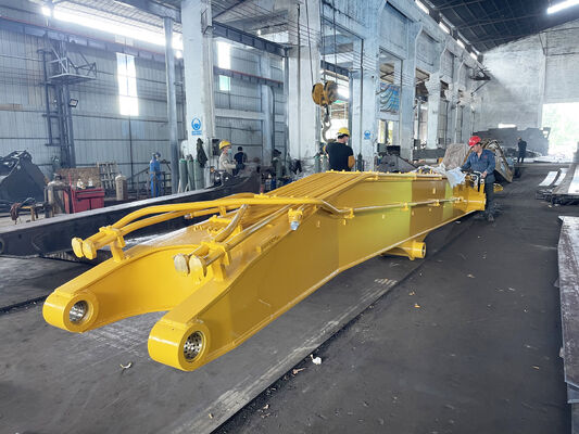 35-50 Tonluk Ekskavatörler için Temel İnşaatında Kullanılan 18M Kazık Çakma Bomu ve Kolu ile Ağır Hizmet Ekskavatörü