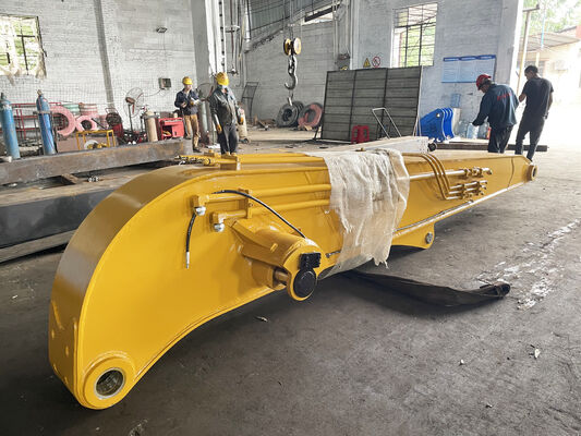 35-50 Tonluk Ekskavatörler için Temel İnşaatında Kullanılan 18M Kazık Çakma Bomu ve Kolu ile Ağır Hizmet Ekskavatörü