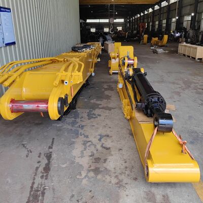Yüksek Mukavemetli Ekskavatör Hidrolik 18M Kazık Çakma Bomu ve Kolu, Sany 650 Doosan 520 için Temel İnşaatı