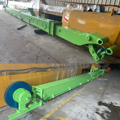 Mürekkep kovasıyla kazma makinesi için teleskopik kol