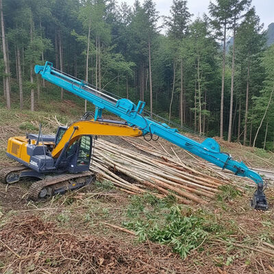 Ağacı Tutmak için Ekskavatör Teleskopik Kolu